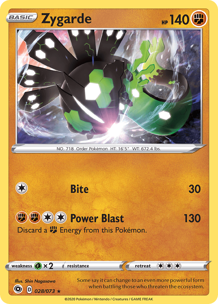 Zygarde — Champion's Path #28/73, PSA 10