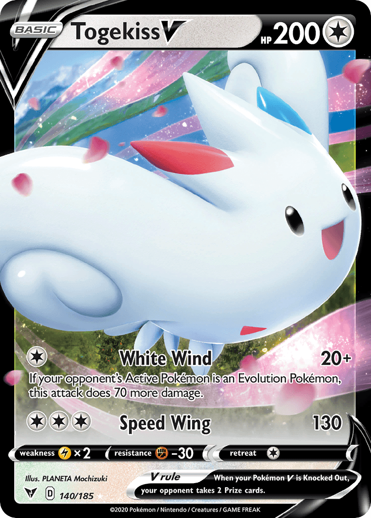 Togekiss V — Vivid Voltage #140/185, PSA 10