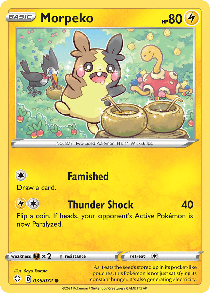Morpeko — Shining Fates #35/72, PSA 10