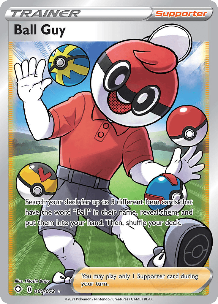 Ball Guy — Shining Fates #65/72, PSA 10