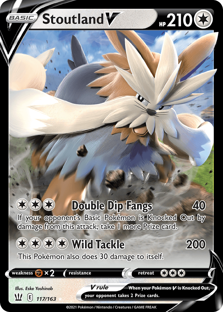 Stoutland V — Battle Styles #117/163, CGC 10