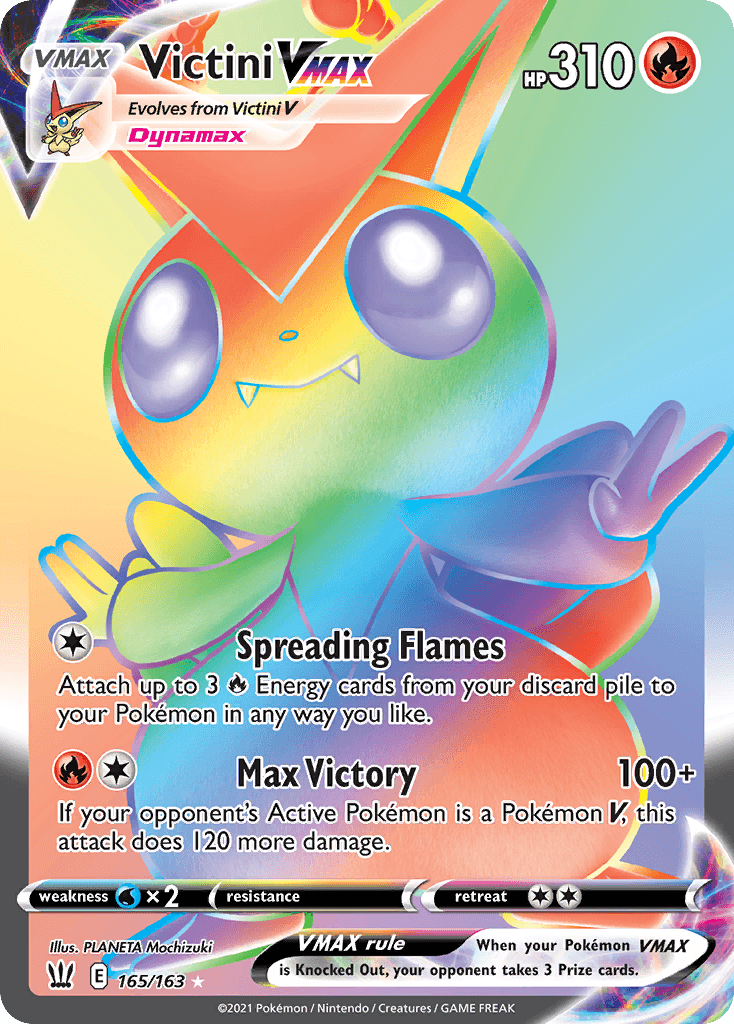 Victini VMAX — Battle Styles #165/163, PSA 10