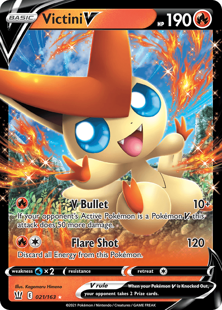 Victini V — Battle Styles #21/163, CGC 10