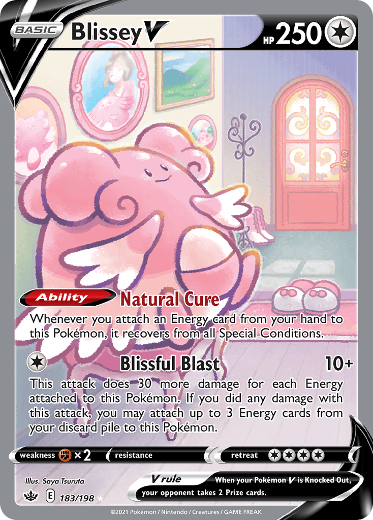 Blissey V — Chilling Reign #183/198, PSA 10