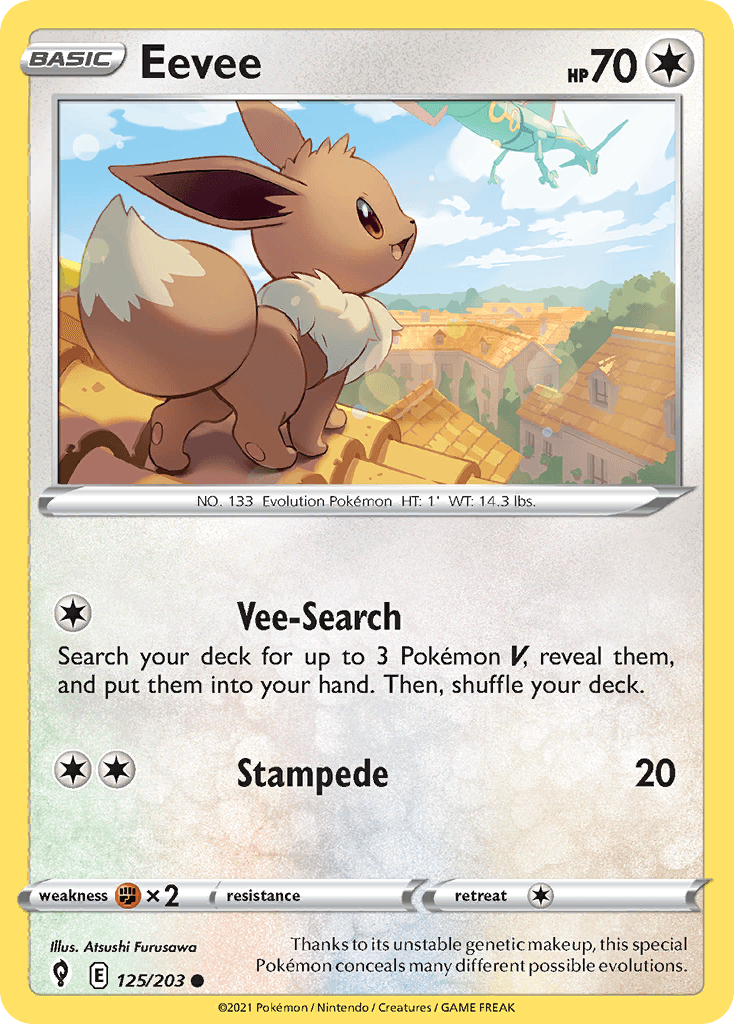Eevee — Evolving Skies #125/203, PSA 10