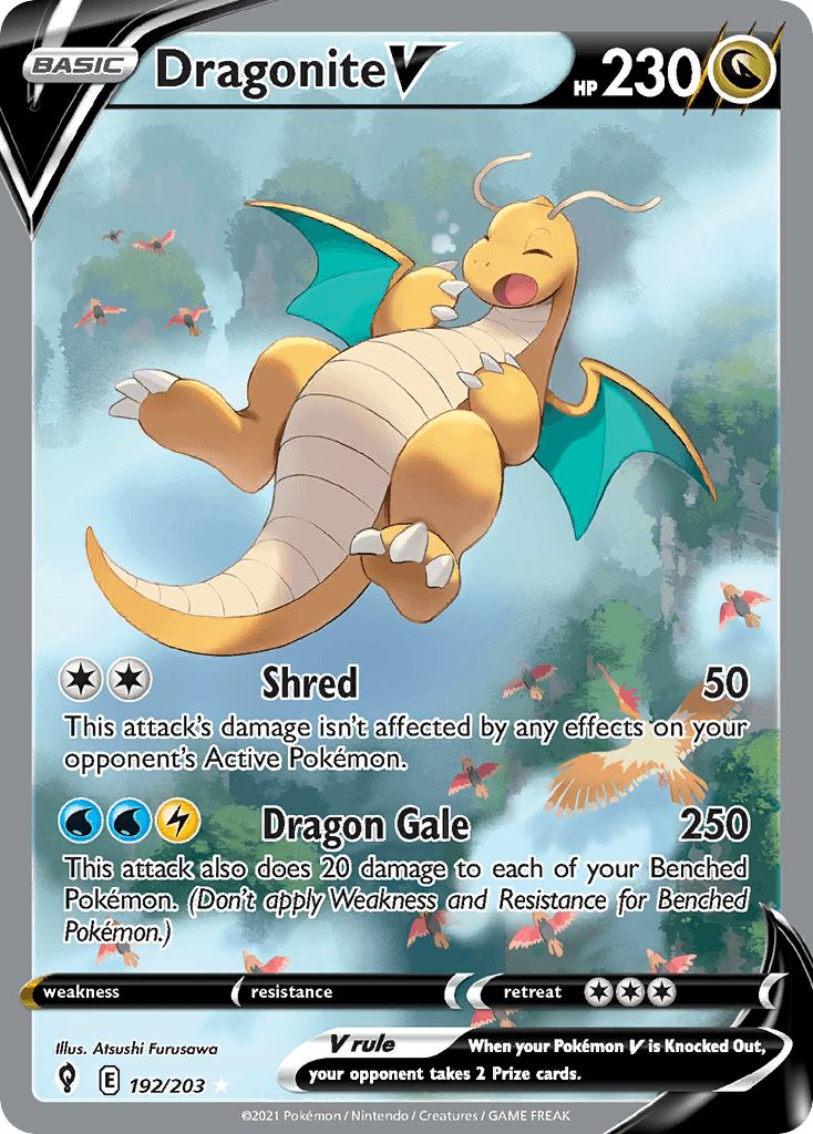 Dragonite V — Evolving Skies #192/203, CGC 10