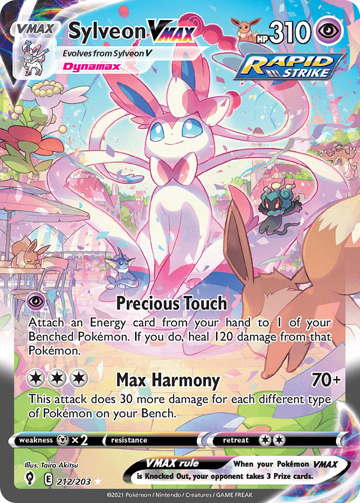 Sylveon VMAX — Evolving Skies #212/203, CGC 10