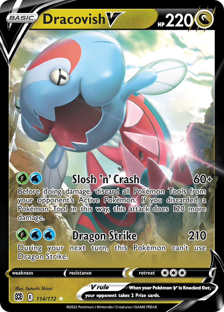 Dracovish V — Brilliant Stars #114/172, PSA 9
