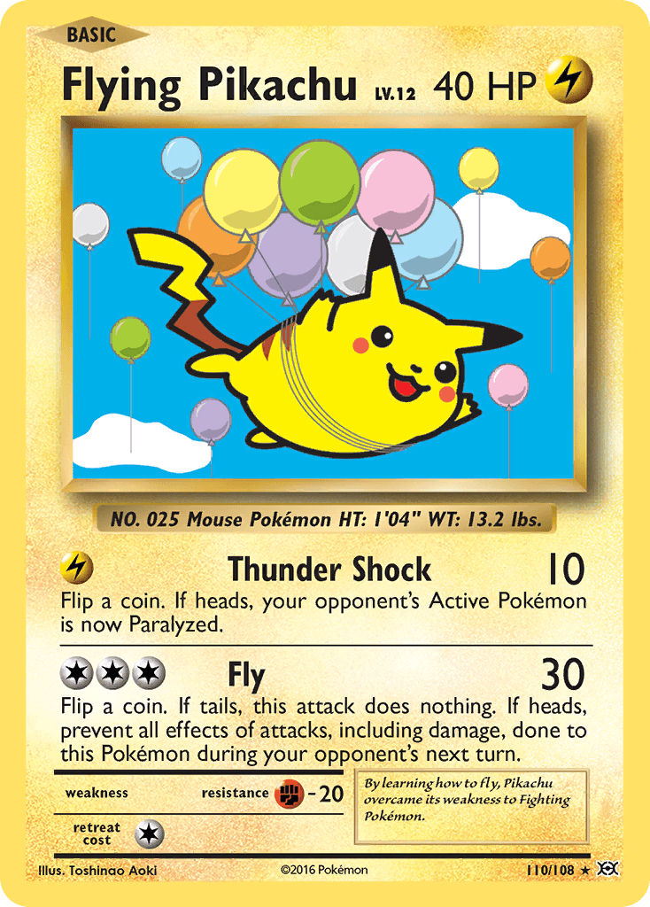 Flying Pikachu — Evolutions #110/108, CGC 10