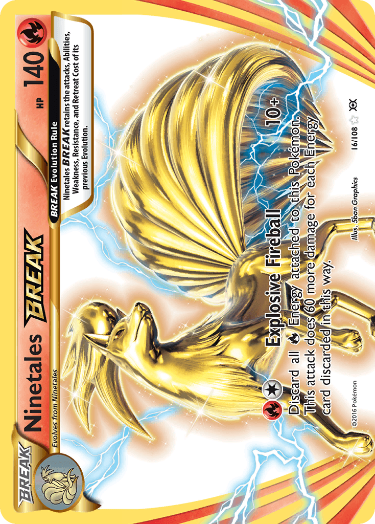 Ninetales BREAK — Evolutions #16/108, PSA 10