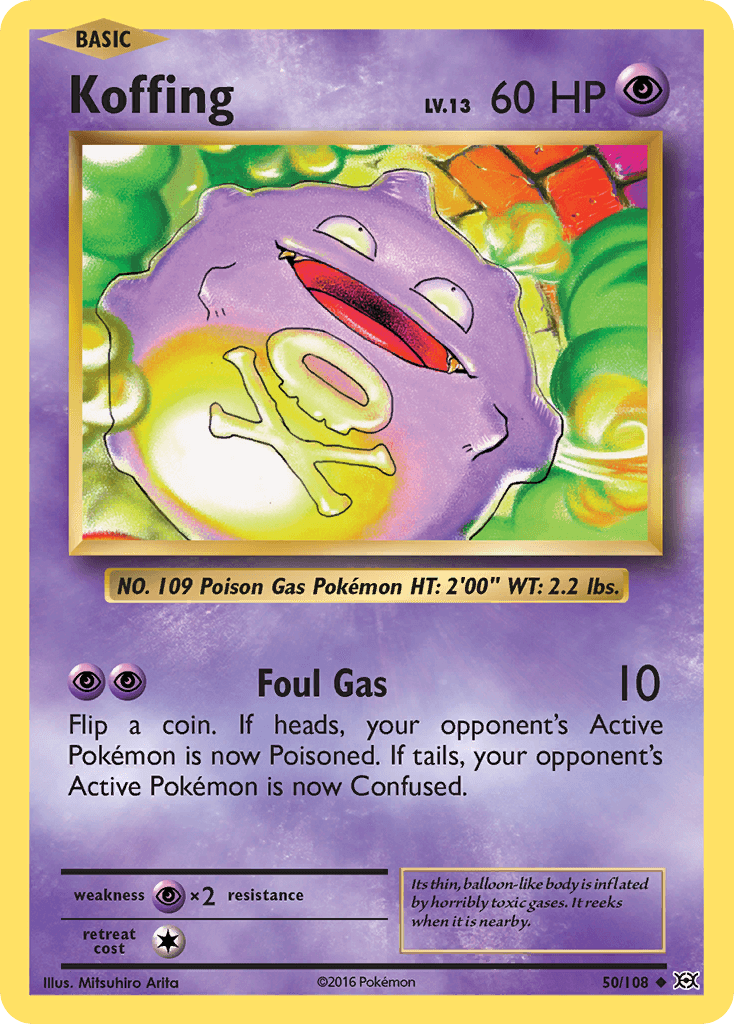 Koffing — Evolutions #50/108, PSA 9