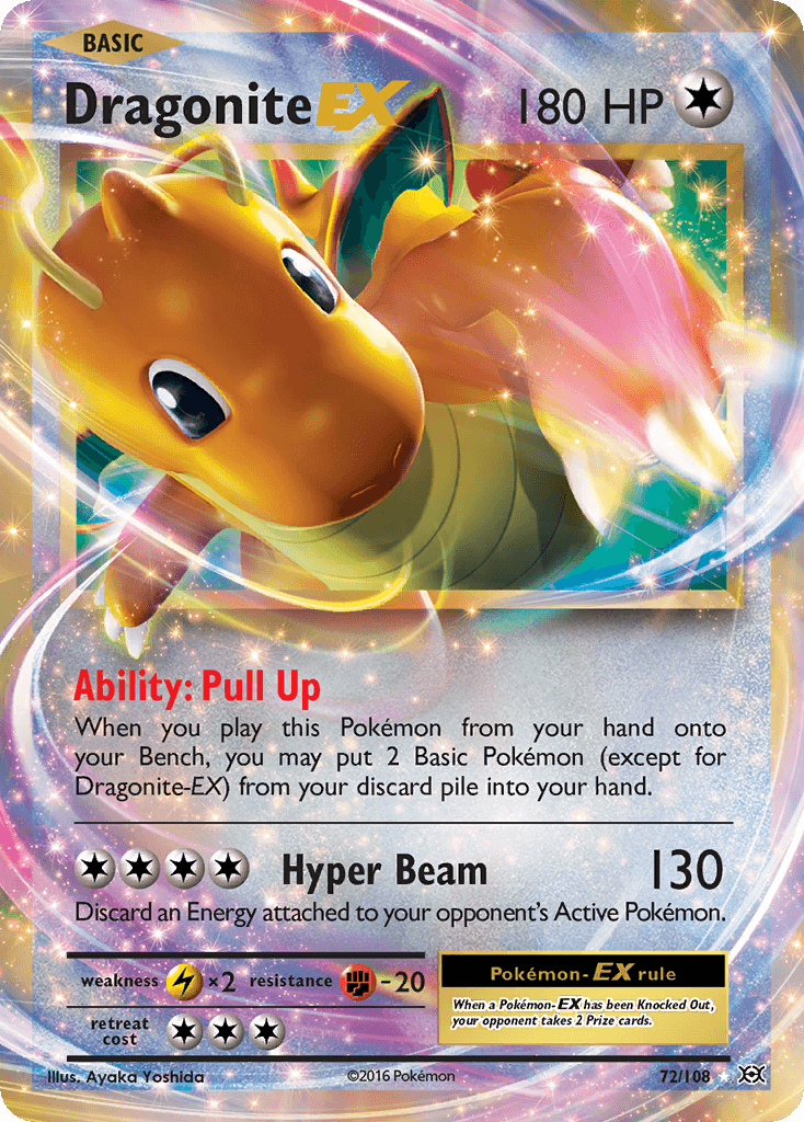Dragonite EX — Evolutions #72/108, PSA 10