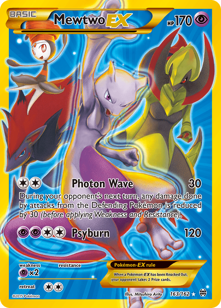 Mewtwo EX — BREAKthrough #163/162, PSA 8