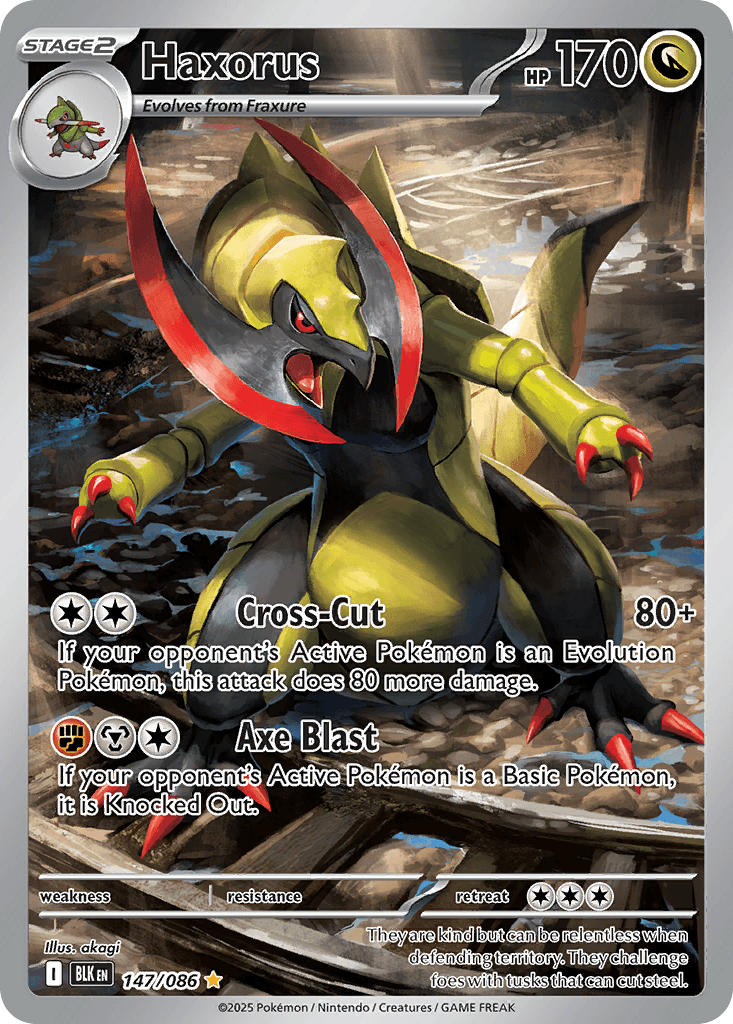 Haxorus — Black Bolt #147/86, PSA 10