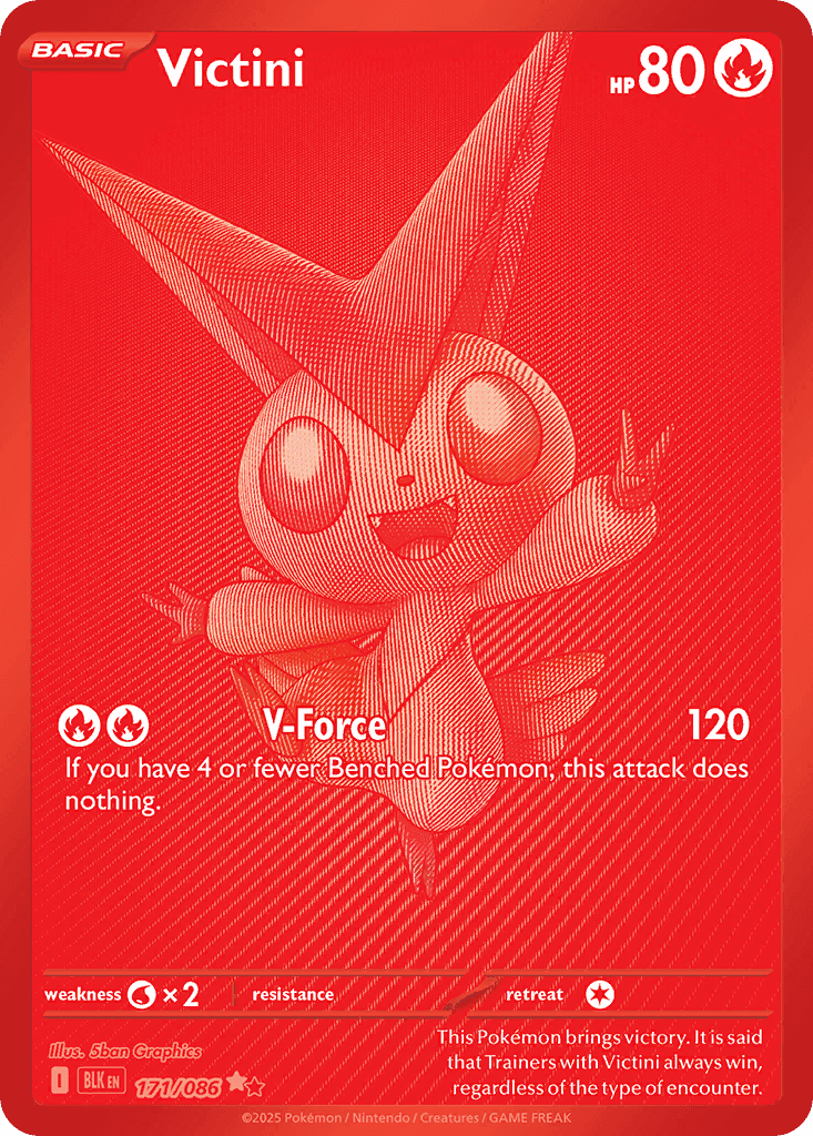 Victini — Black Bolt #171/86, PSA 10