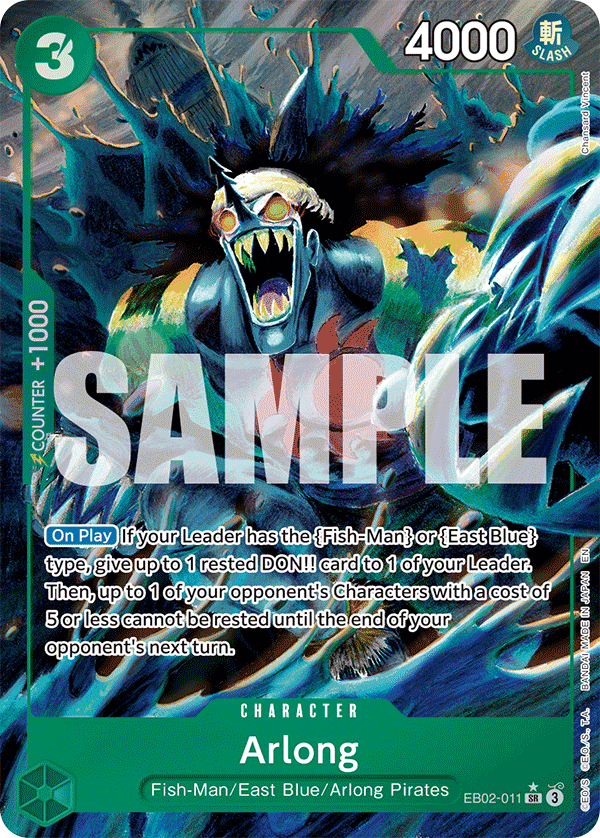 Arlong — Extra Booster Anime 25th Collection #EB02-011, raw, NM