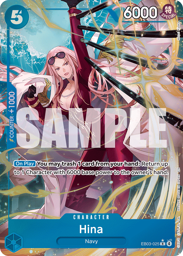 Hina — Extra Booster Heroines Edition #EB03-025, raw, NM
