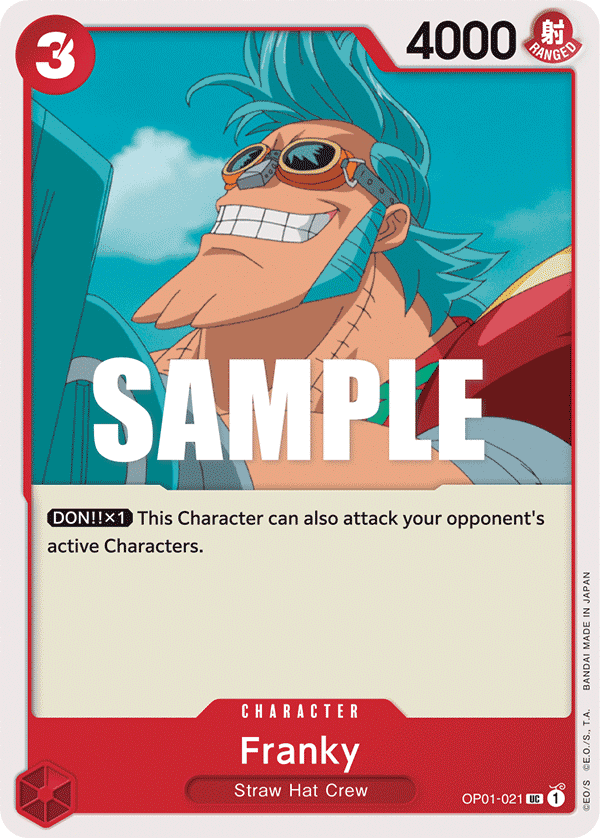 Franky — Romance Dawn #OP01-021, CGC 10