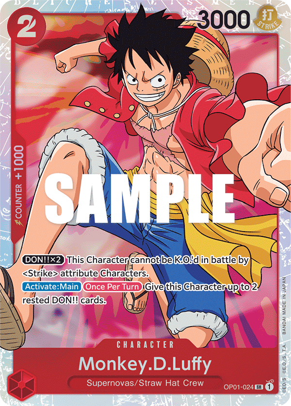 Monkey.D.Luffy — Romance Dawn #OP01-024, raw, NM