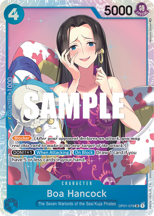 Boa Hancock — Romance Dawn #OP01-078, raw, NM