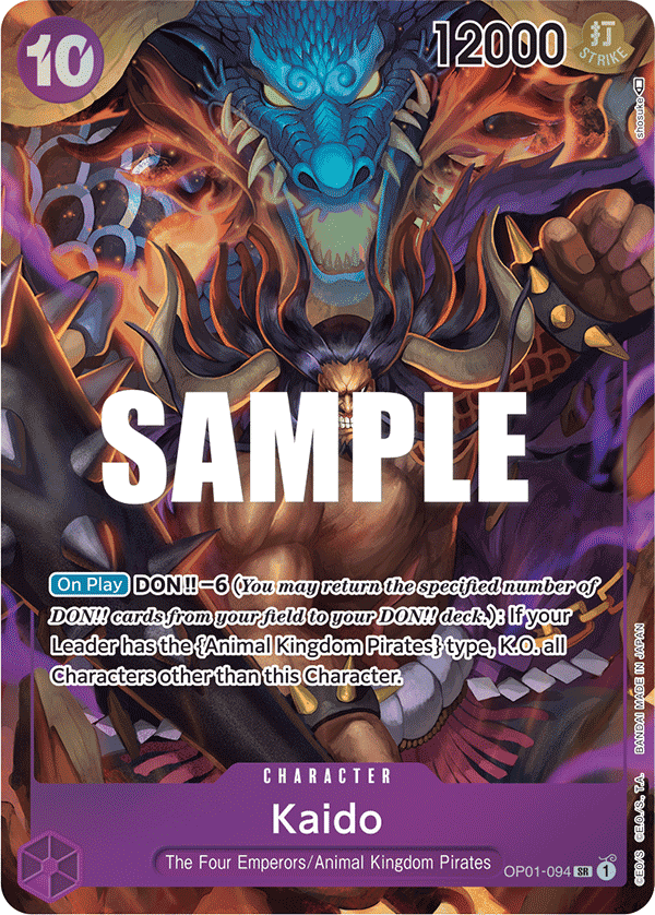 Kaido — Romance Dawn #OP01-094, PSA 10