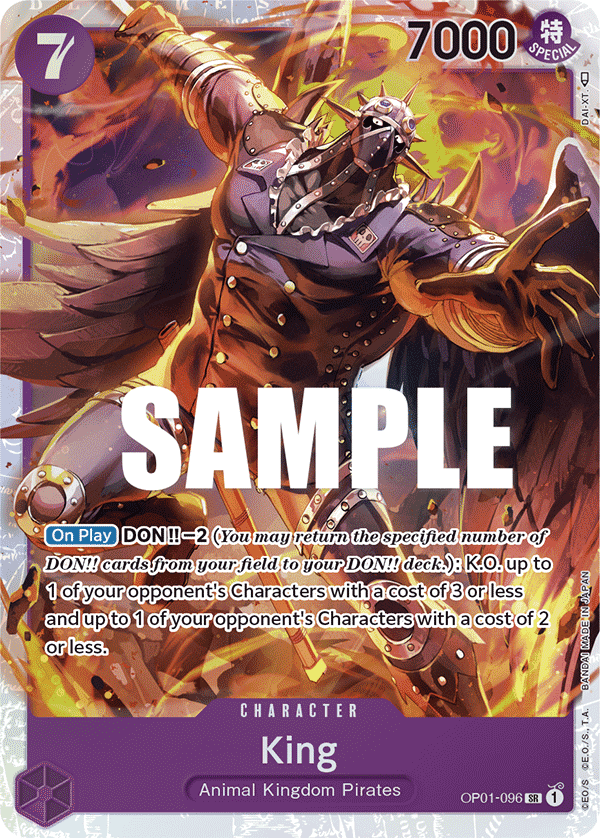 King — Romance Dawn #OP01-096, PSA 10