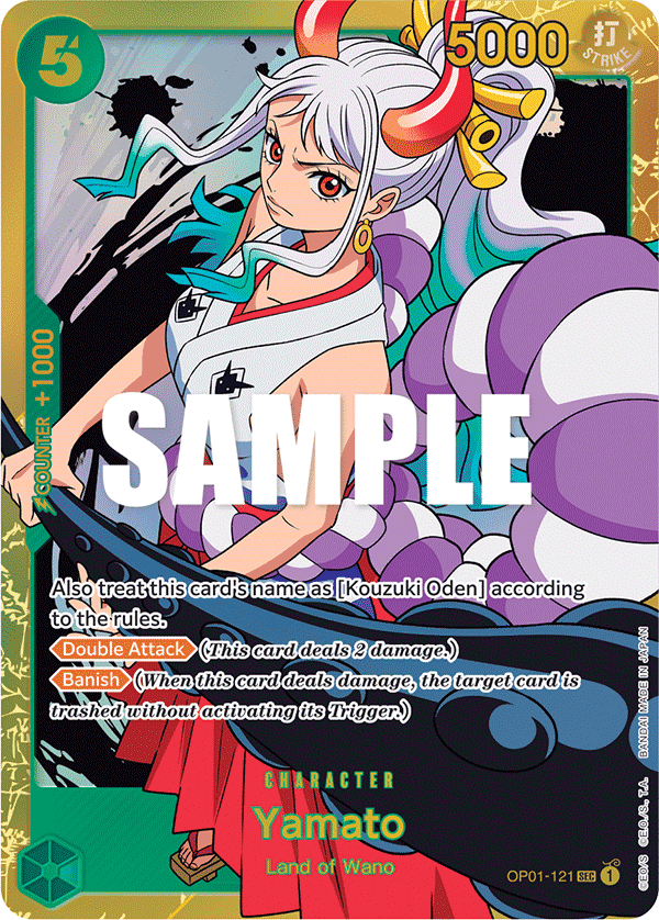 Yamato — Romance Dawn #OP01-121, raw, NM
