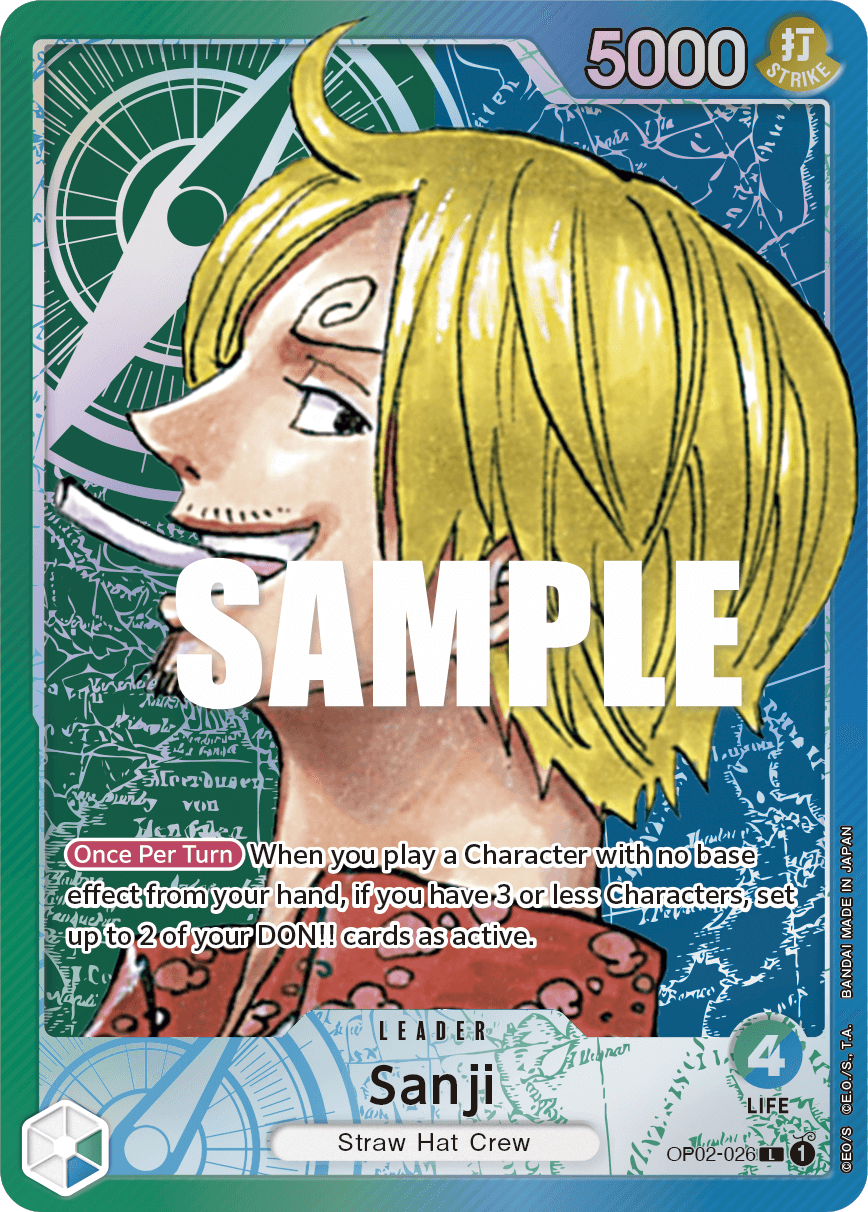 Sanji — Paramount War #OP02-026, BGS 10
