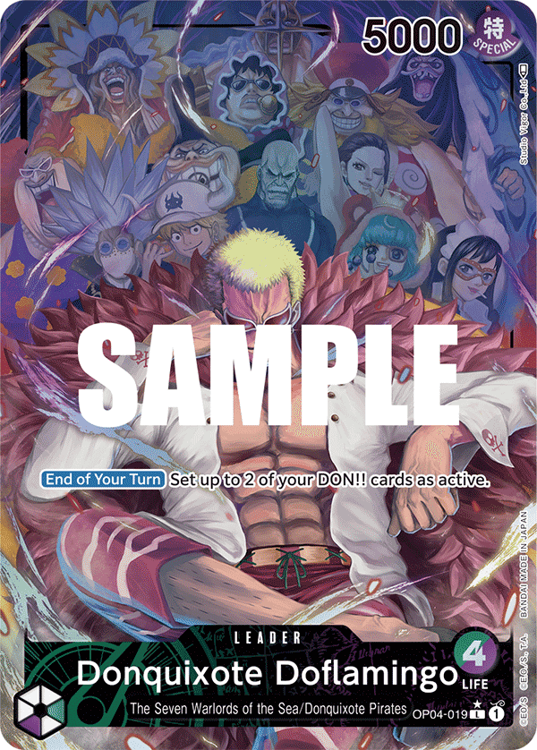 Donquixote Doflamingo — Kingdoms of Intrigue #OP04-019, PSA 10
