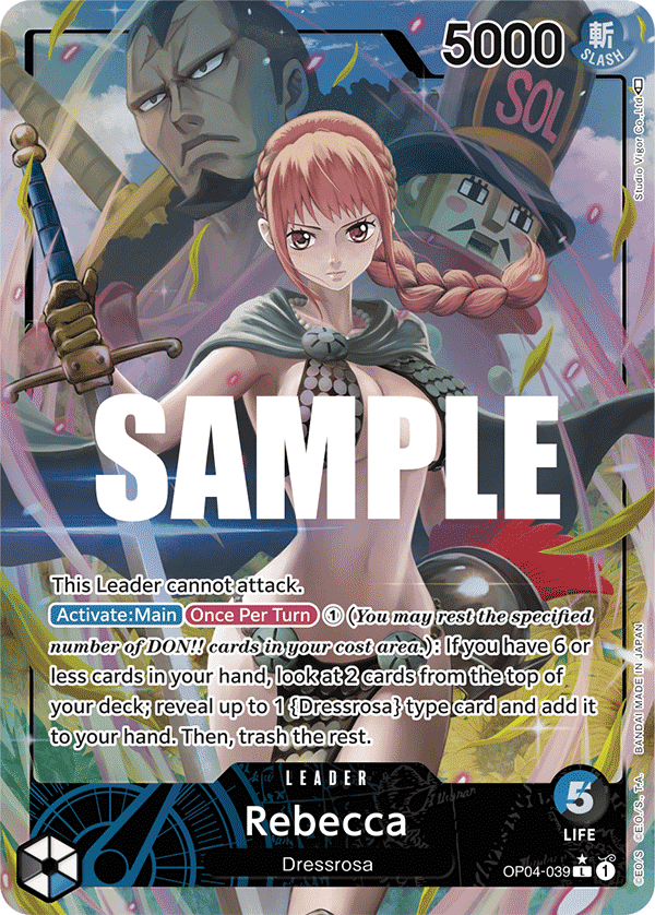 Rebecca — Kingdoms of Intrigue #OP04-039, BGS 10
