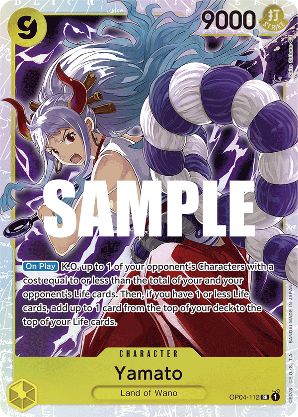 Yamato — Kingdoms of Intrigue #OP04-112, PSA 10