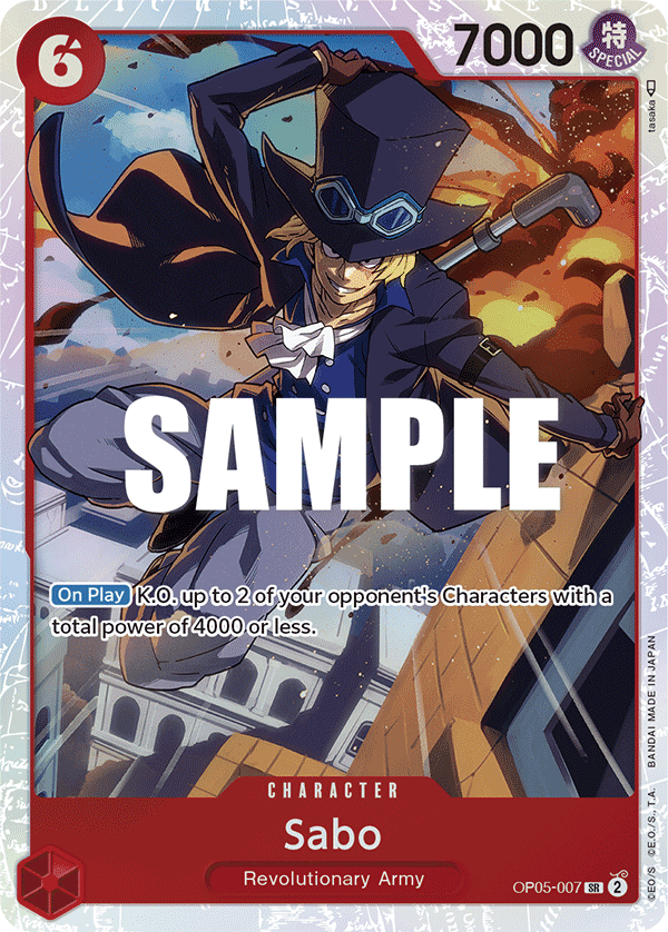 Sabo — Awakening of the New Era #OP05-007, CGC 10