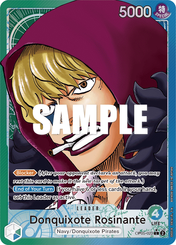 Donquixote Rosinante — Awakening of the New Era #OP05-022, PSA 10