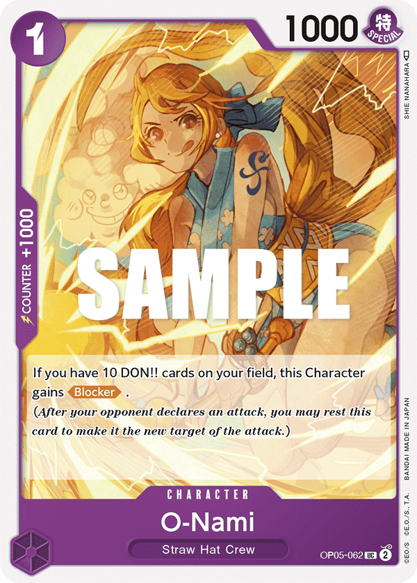 O-Nami — Awakening of the New Era #OP05-062, CGC 10