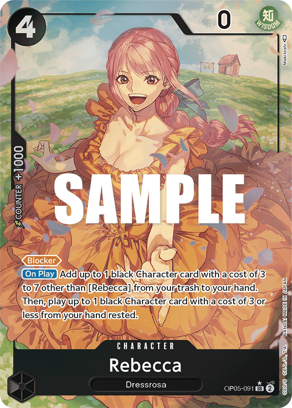 Rebecca — Awakening of the New Era #OP05-091, CGC 10