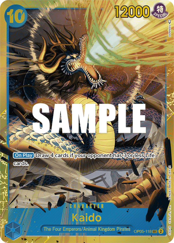 Kaido — Awakening of the New Era #OP05-118, raw, NM