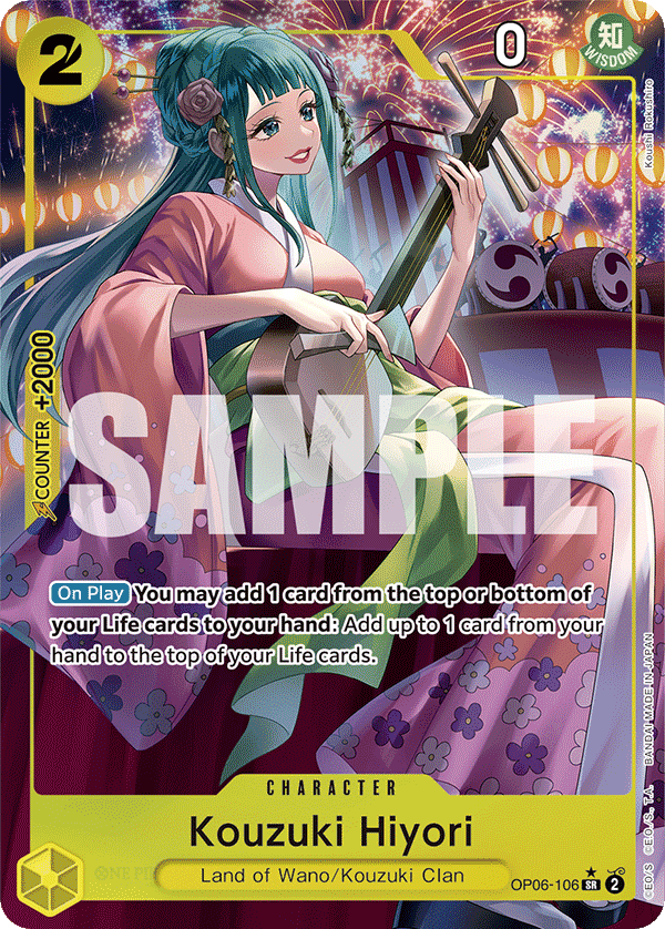 Kouzuki Hiyori — Wings of the Captain #OP06-106, CGC 10