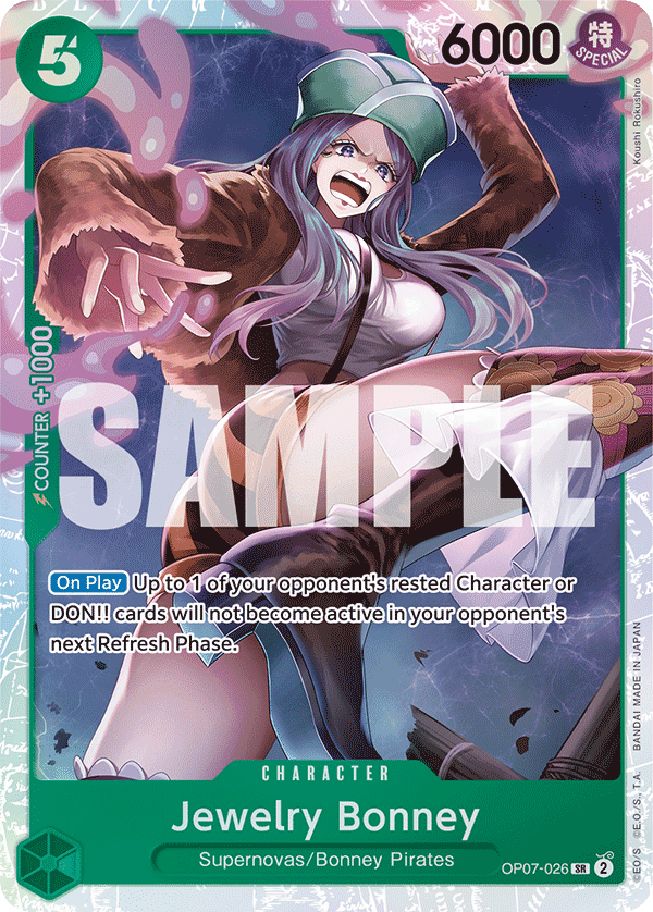 Jewelry Bonney — One Piece 500 Years in the Future #OP07-026, CGC 10