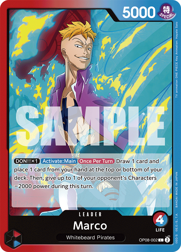Marco — Two Legends #OP08-002, PSA 10