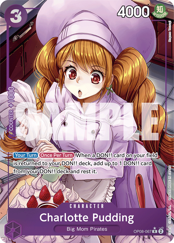 Charlotte Pudding — Two Legends #OP08-067, CGC 10