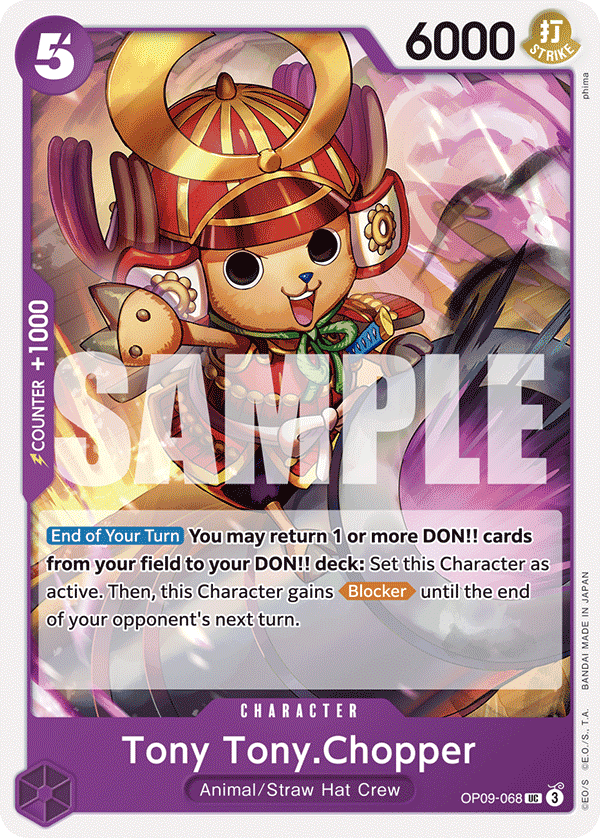 Tony Tony.Chopper — One Piece Emperors in the New World #OP09-068, PSA 10