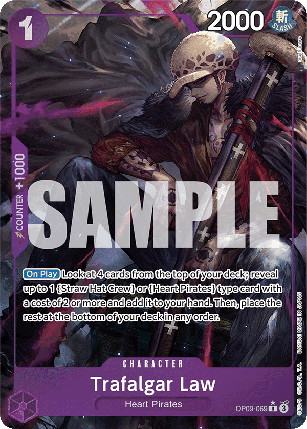 Trafalgar Law — Emperors in the New World #OP09-069, PSA 10