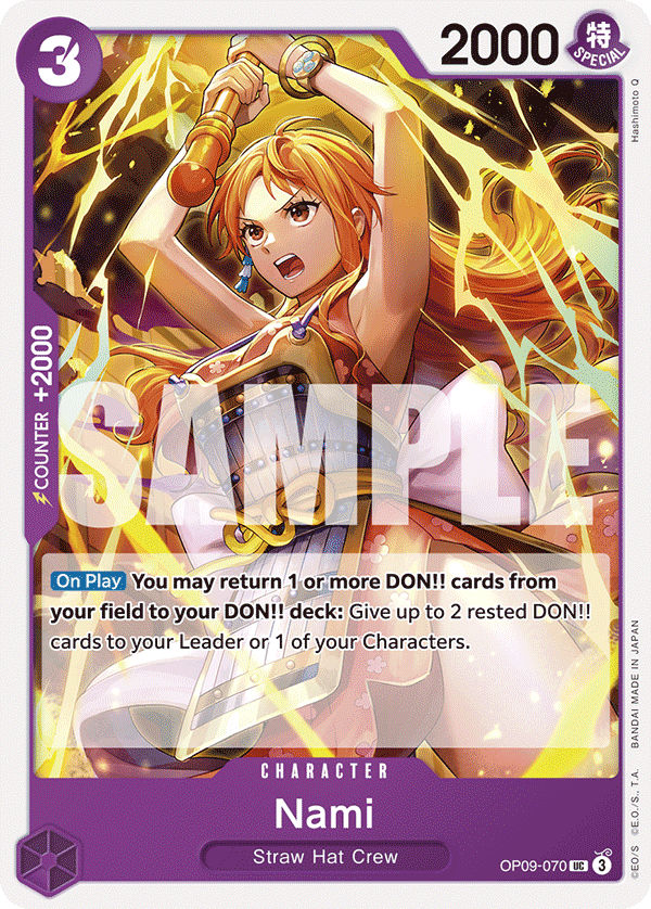 Nami — One Piece Emperors in the New World #OP09-070, BGS 9.5