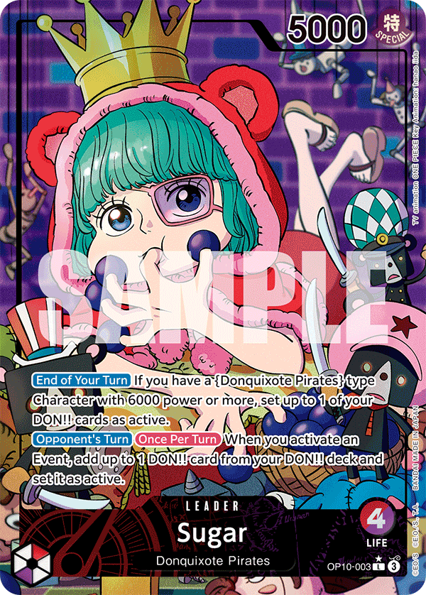 Sugar — One Piece Royal Blood #OP10-003, BGS 10