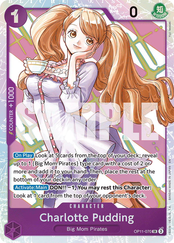 Charlotte Pudding — Fist of Divine Speed #OP11-070, raw, NM