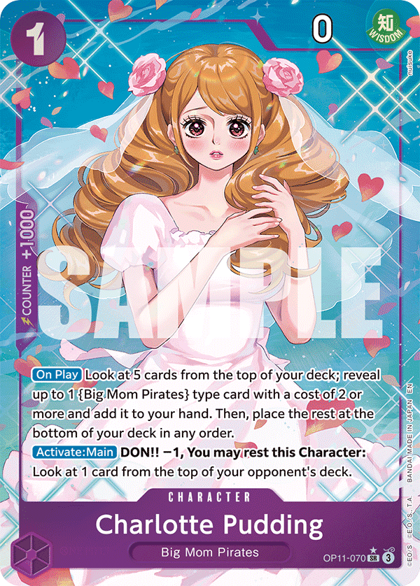 Charlotte Pudding — Fist of Divine Speed #OP11-070, PSA 10