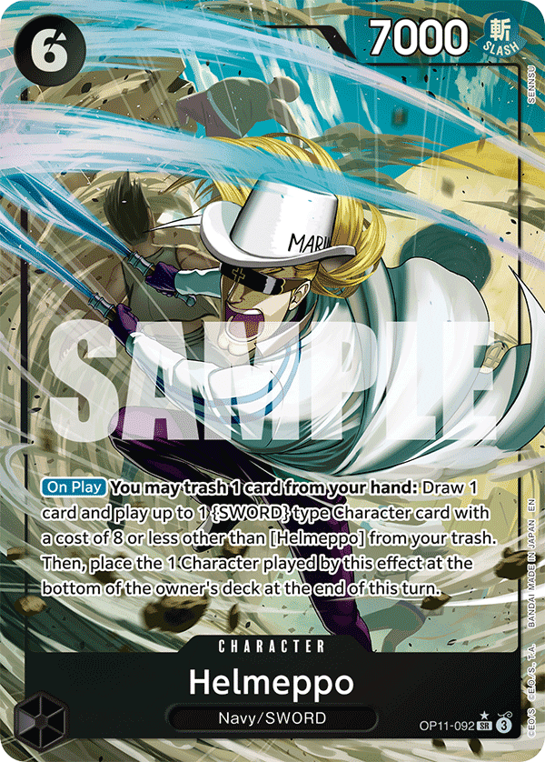 Helmeppo — Fist of Divine Speed #OP11-092, raw, NM