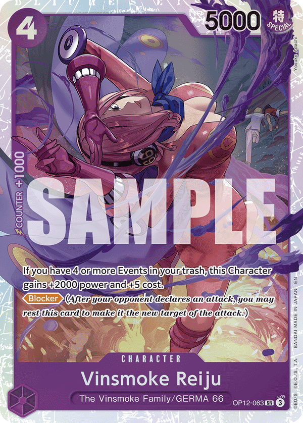 Vinsmoke Reiju — Legacy of the Master #OP12-063, PSA 10