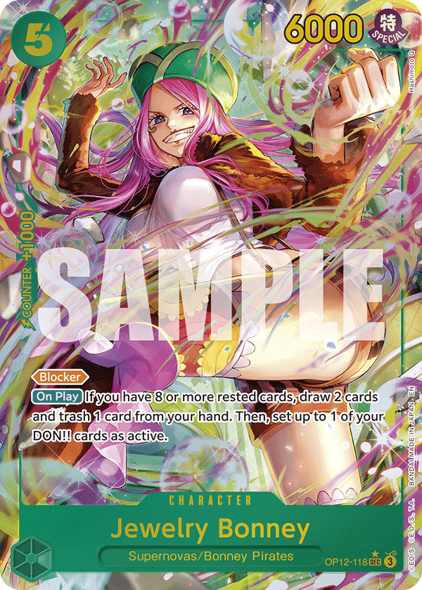Jewelry Bonney — Legacy of the Master #OP12-118, PSA 10