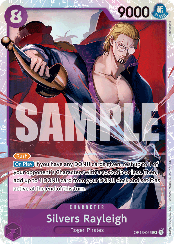 Silvers Rayleigh — Carrying on His Will #OP13-066, CGC 10